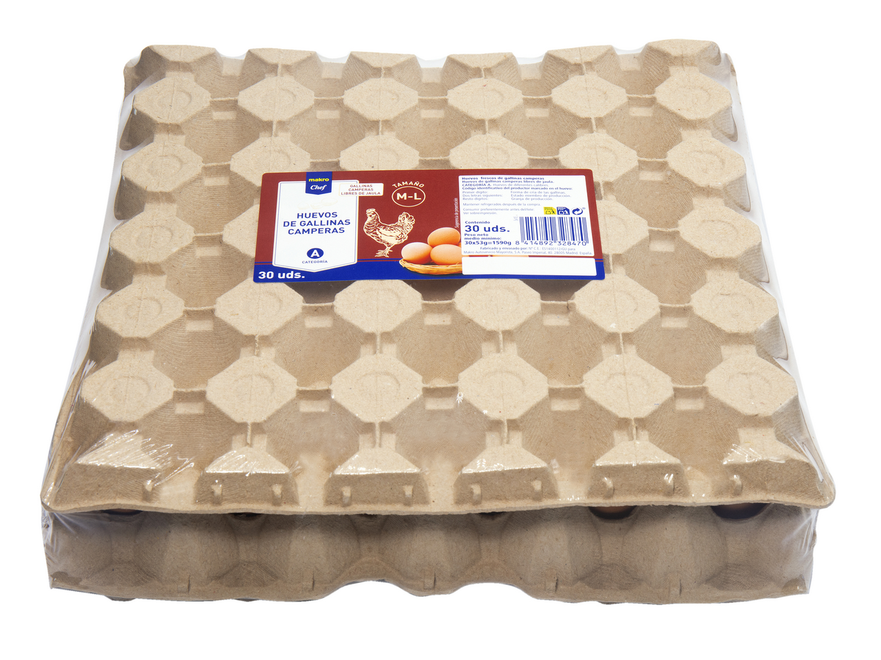 METRO Chef Huevo campero tamaño M-L pack 2,5 docenas