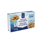 makro Chef mejillones en escabeche 14-18 piezas lata 69gne contiene 5 unidades (222 g)