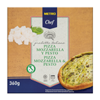 makro Chef Pizza Mozzarella y pesto estuche 360 g