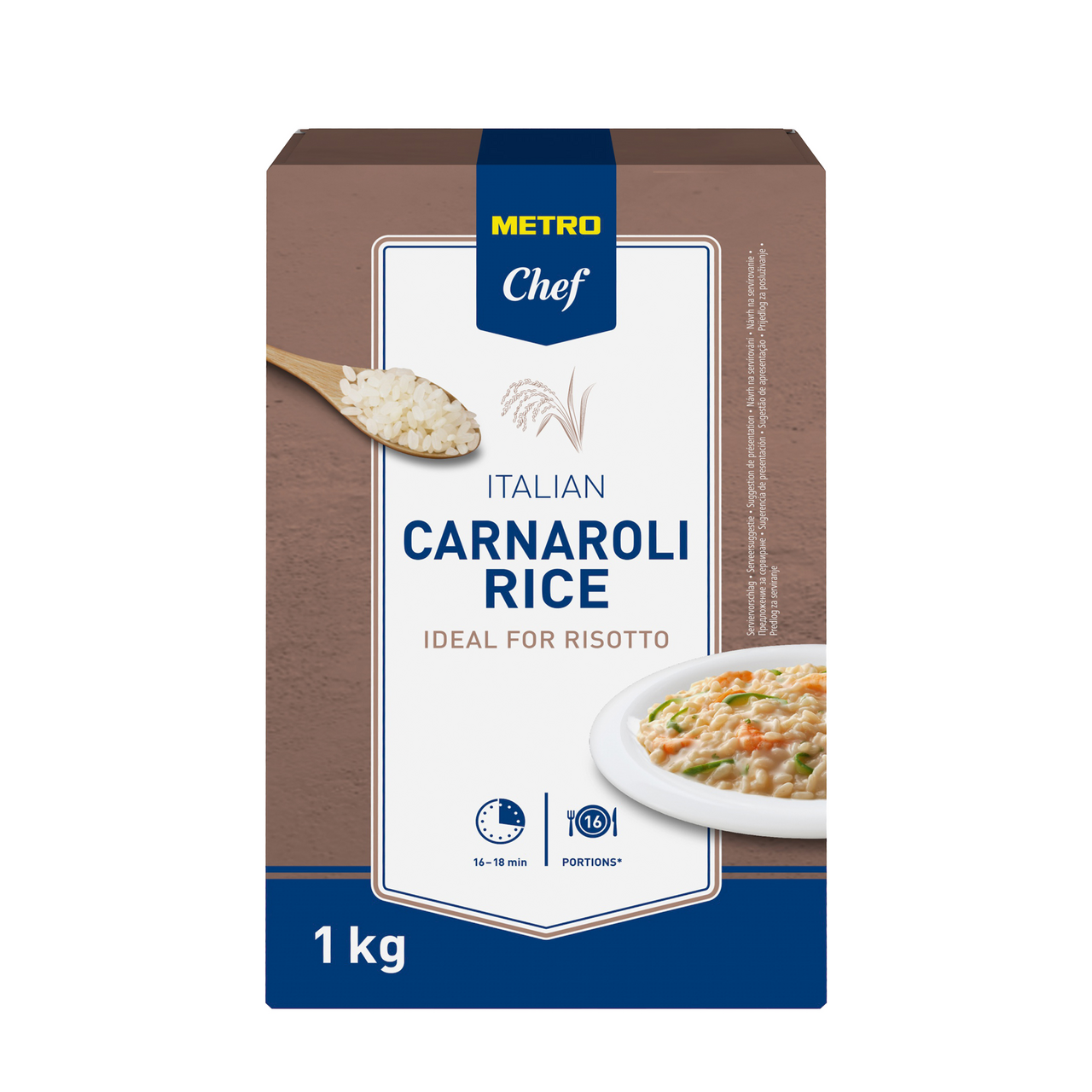 METRO Chef Arroz carnaroli en paquete 1 Kg