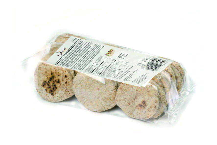 Nina Bakery mini pan pita ashley premium kosher bolsa 24x18 g congelado