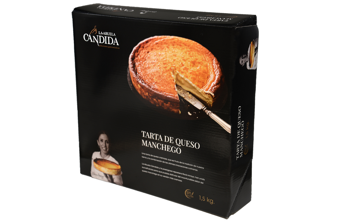 La Abuela Cándida tarta de queso d.o. manchego caja 1,5 kg
