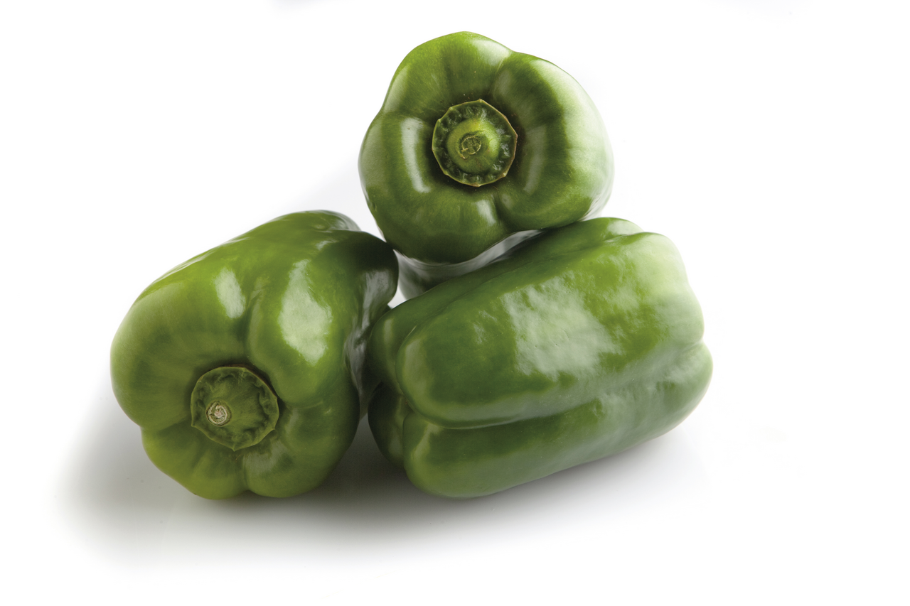 Pimiento lamuyo verde segunda caja 5 kg