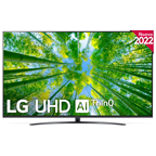LG televisor 75 pulgadas UQ81006LB.AEU negro