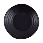 Irabia porcelana plato negro 23cm