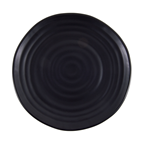 Irabia porcelana plato negro 23cm