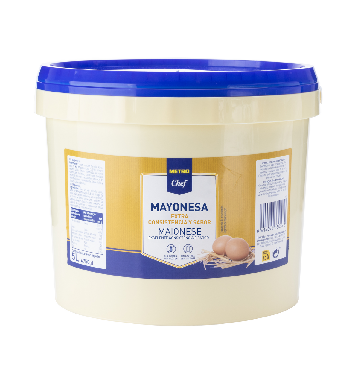METRO Chef Mayonesa extra en cubo 5 L