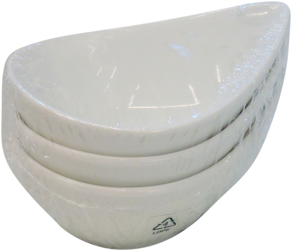 METRO PROFESSIONAL bowl gota crema 11x8 cm contiene 3 unidades