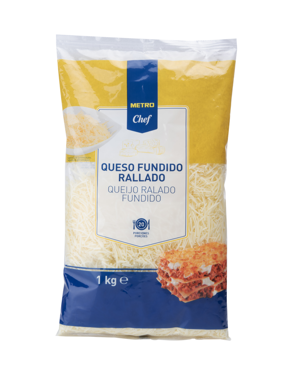 METRO Chef queso rallado hilo bolsa 1 kg
