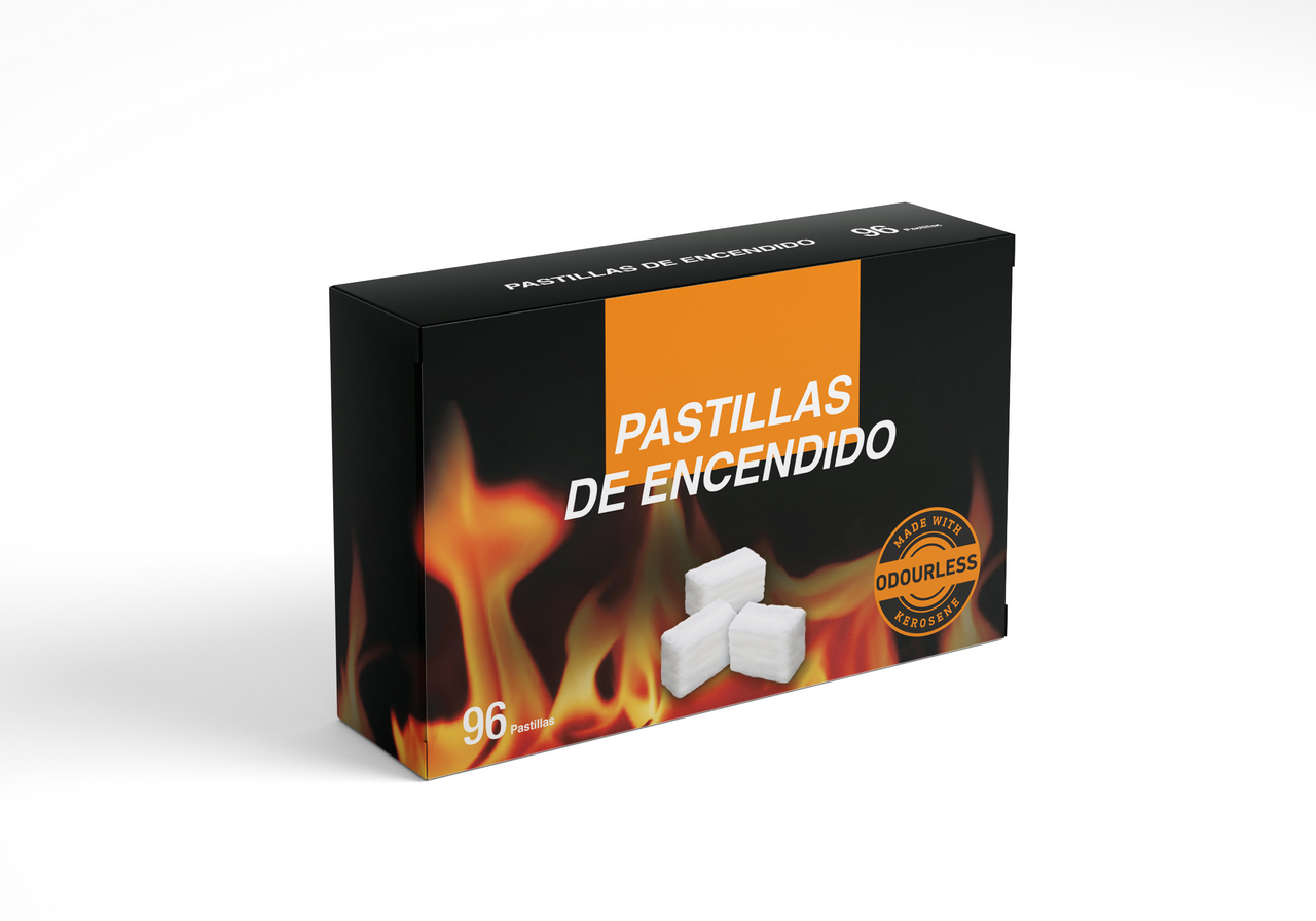 Outdoorless pastillas de encendido contiene 96 unidades