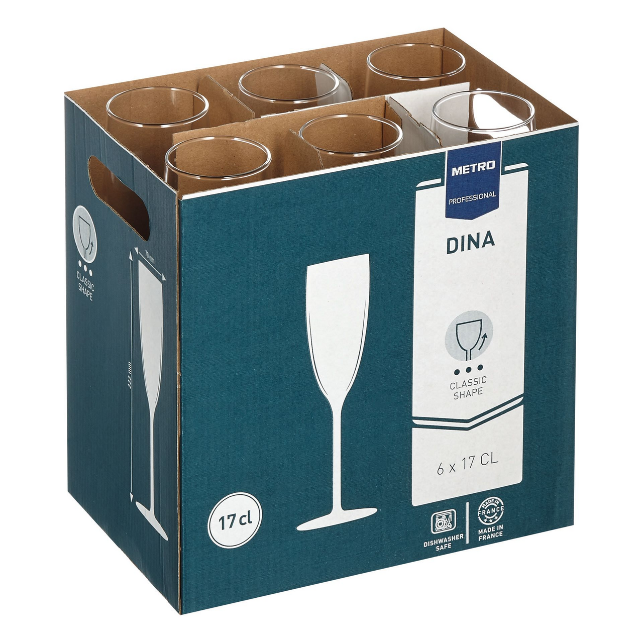 METRO PROFESSIONAL copa cava Dina 17 cl 6 unidades