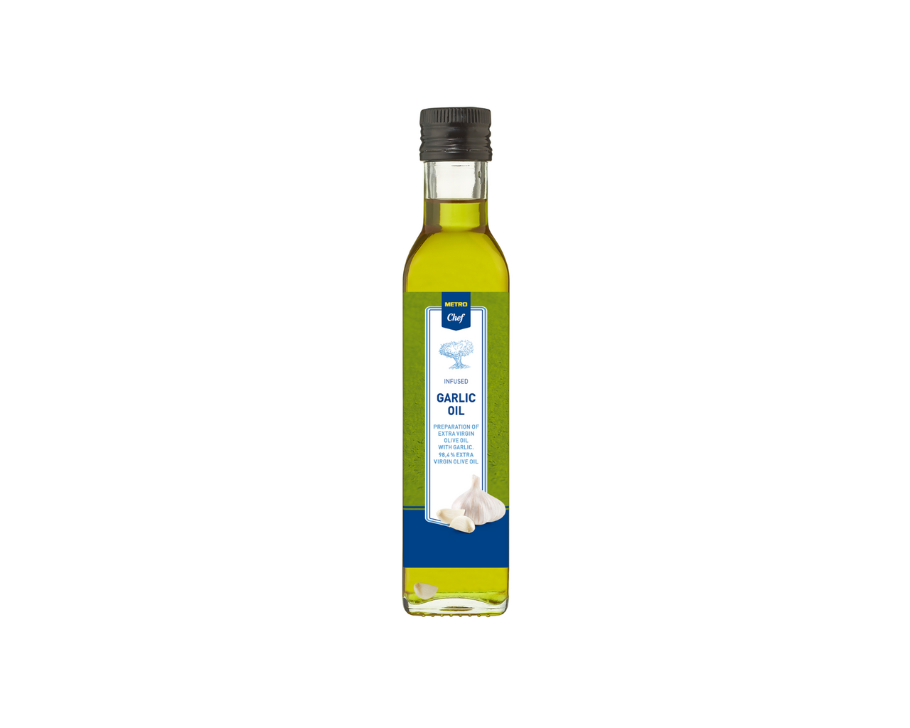 METRO Chef Preparado de aceite de oliva virgen extra con ajo 250ml