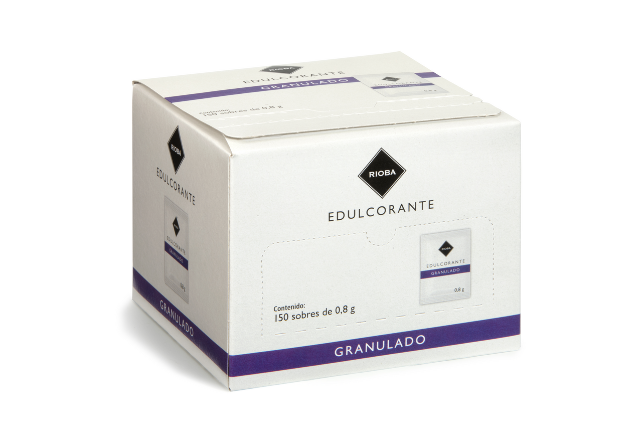RIOBA Edulcorante en paquete monodosis 150 ud. x 0,8g (120g)
