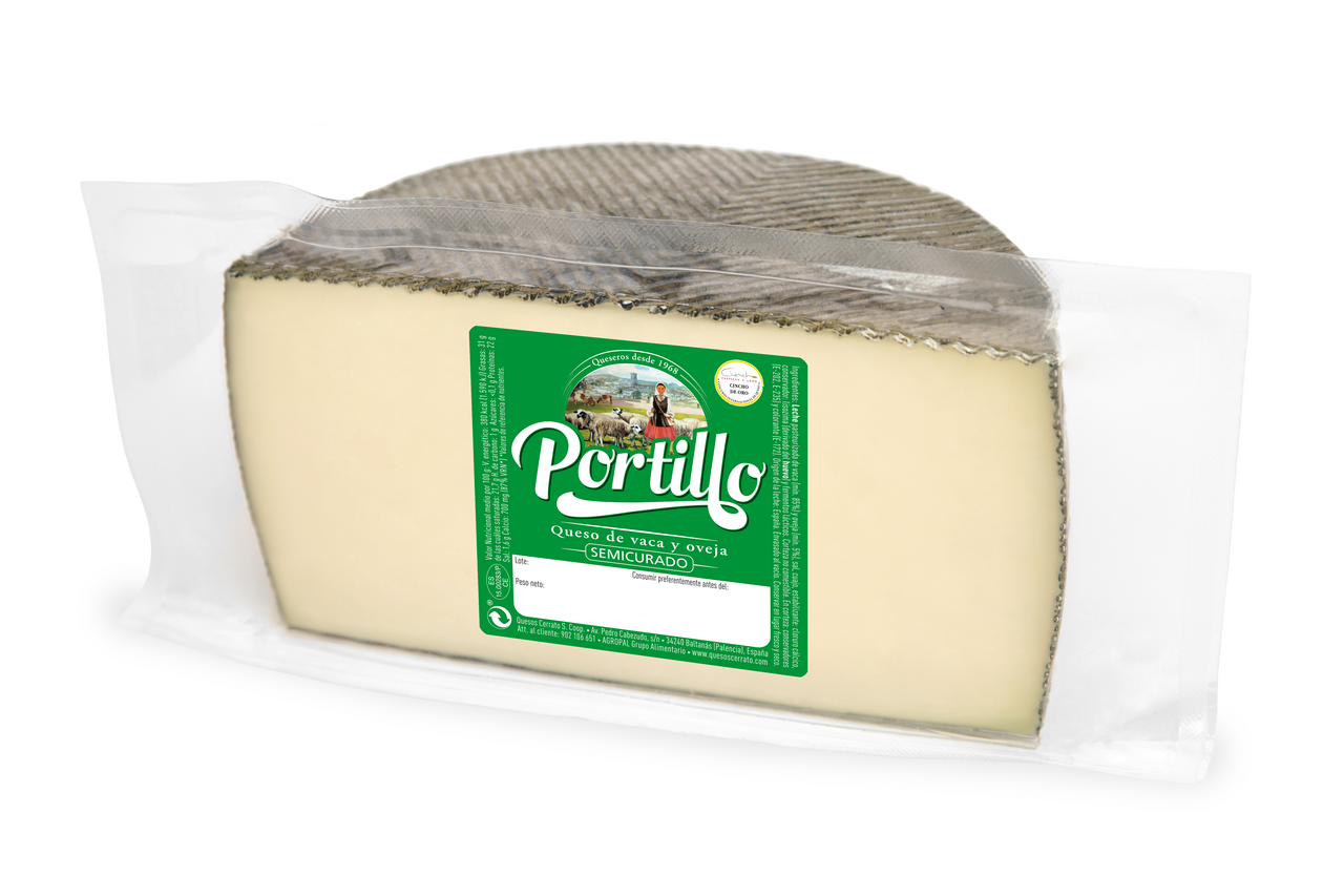 PORTILLO queso mezcla semicurado ½ pieza