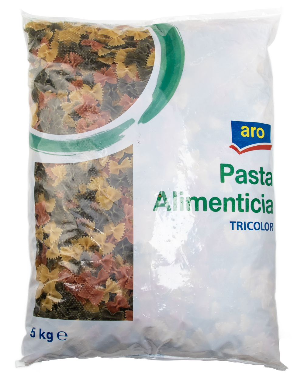 aro farfalle tricolor paquete 5kg