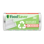 FoodSaver dos rollos de bolsas al vacío de 0,2 x 4,5 metros FSR2002