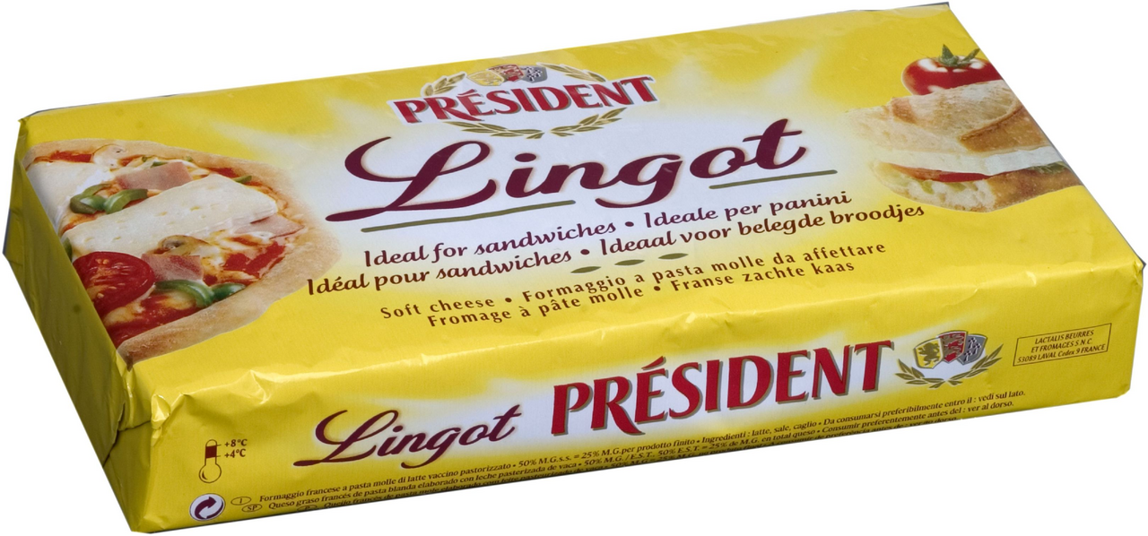PRÉSIDENT queso brie lingot