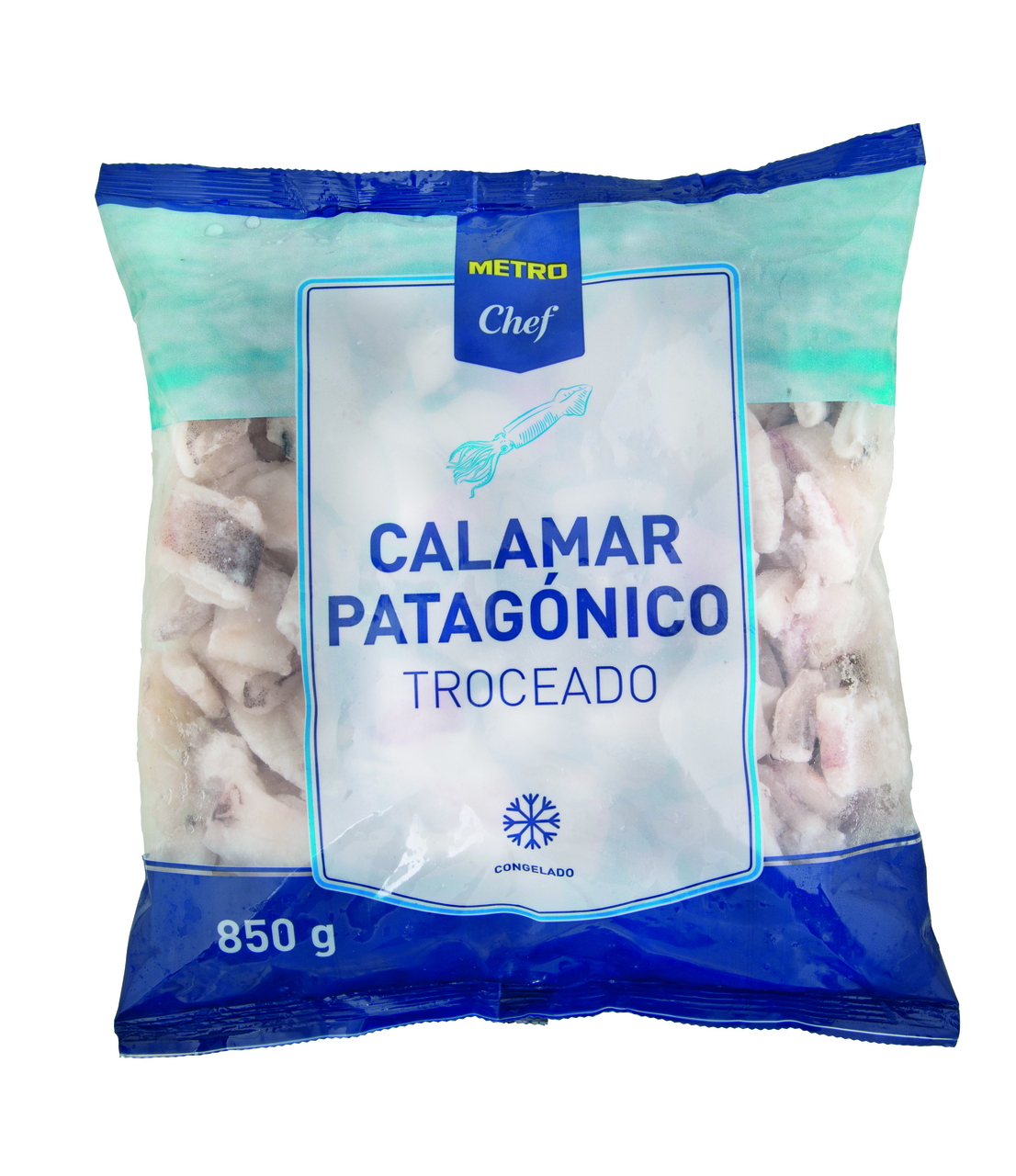 METRO Chef calamar patagonico limpio/troceado 850 gne