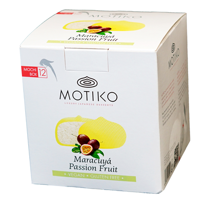 Motiko mochi maracuyá 44 g contiene 12 unidades congelado 528 g