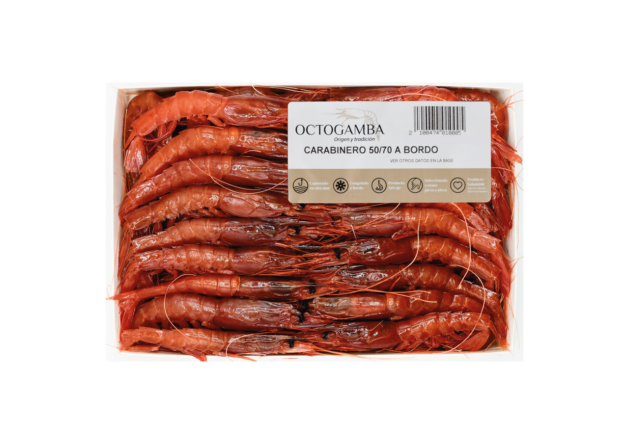 Octogamba carabinero 50/70 bordo congelado