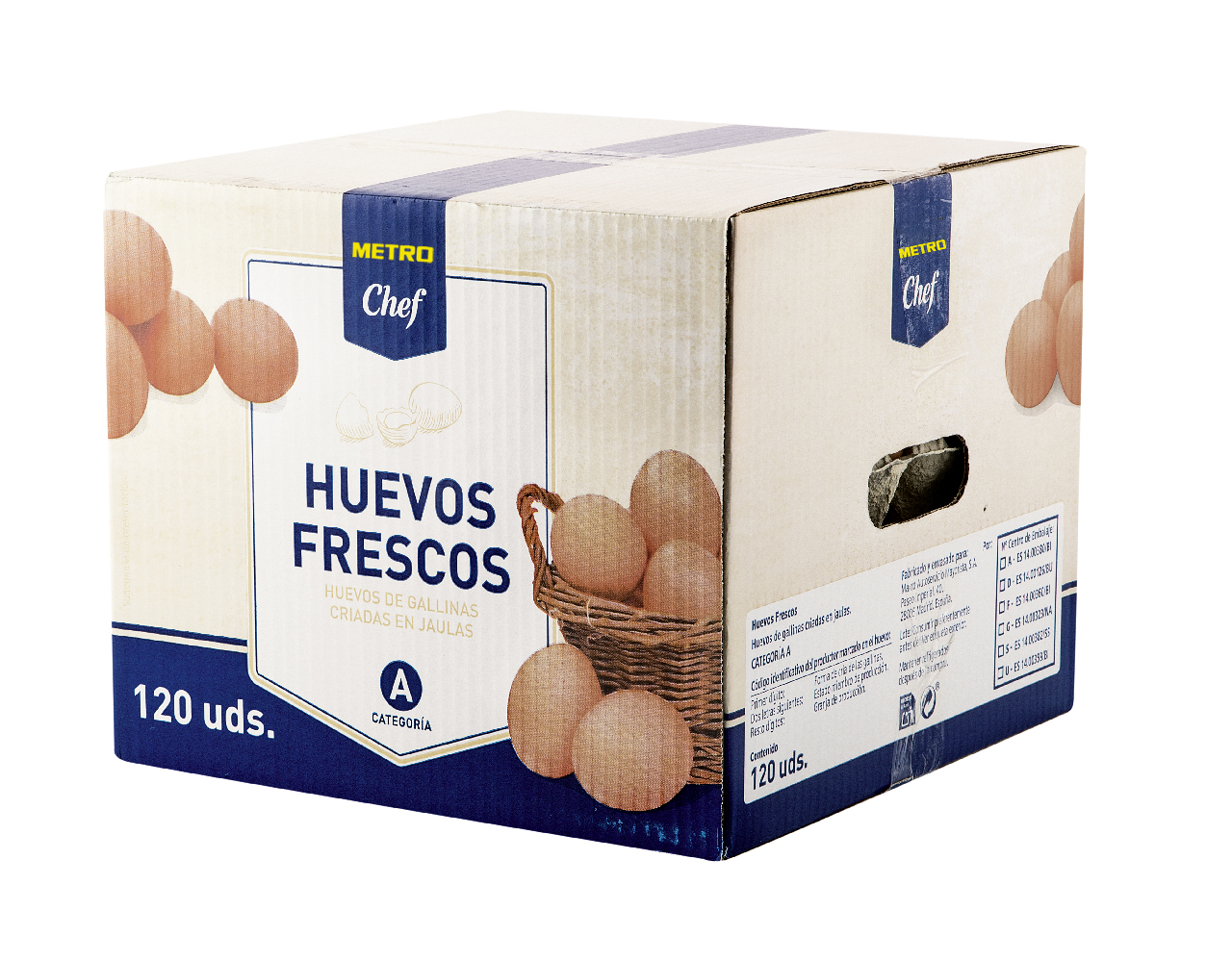 METRO Chef huevo L 63 - 73 g en caja de 10 docenas