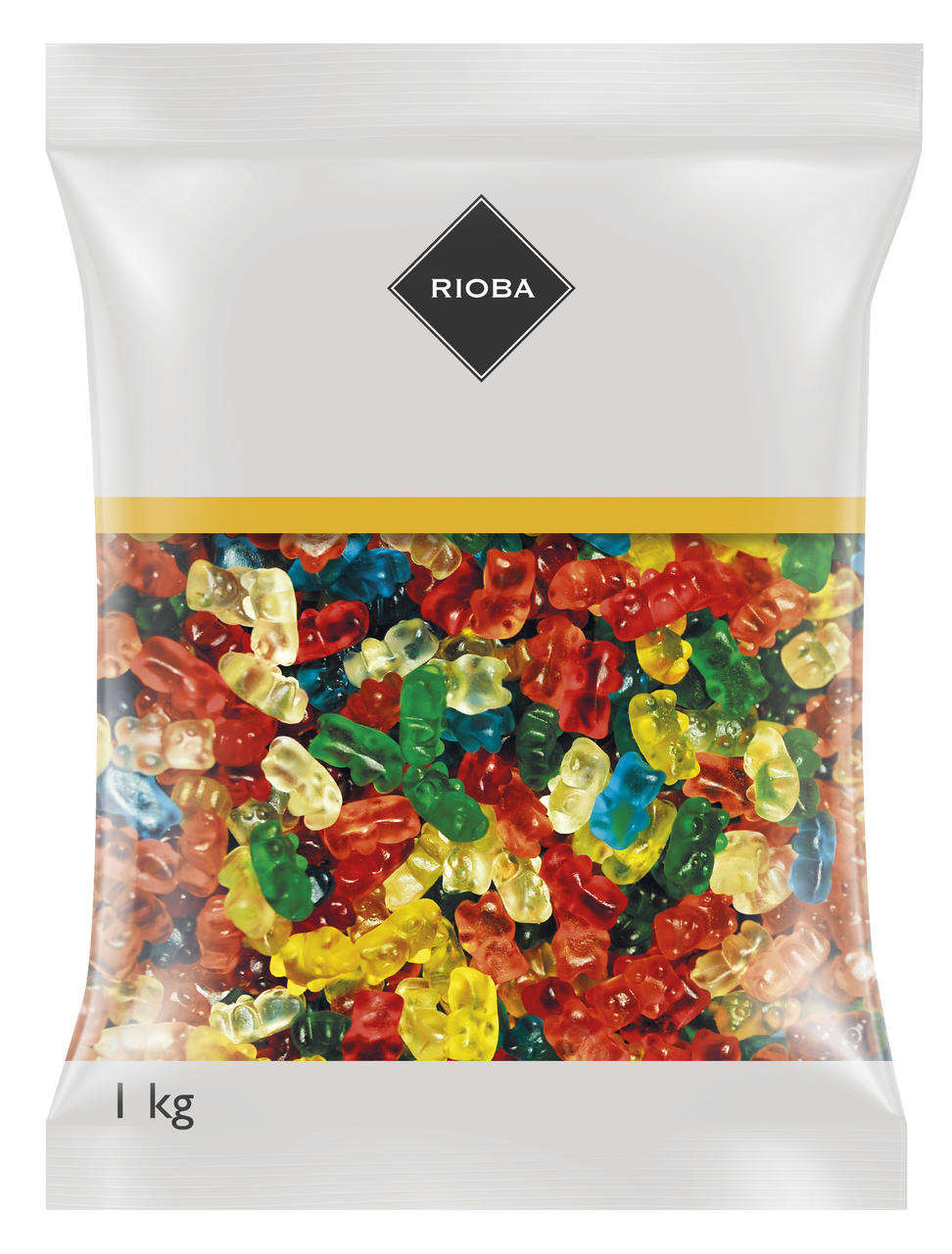 RIOBA Gomas oso brillo bolsa 1 kg