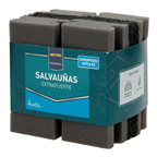 METRO PROFESSIONAL fibra negra salvauñas 4unidades