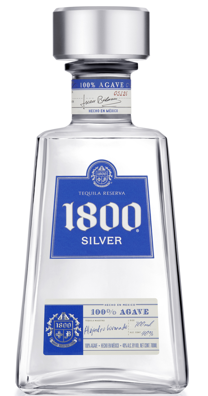 1800 tequila silver botella 70 cl Alc. 38% vol.