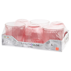 Bormioli Rocco vaso line morado 29 cl 6 unidades