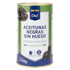 METRO Chef aceituna negra sin hueso lata 2000 gne (4150 g)