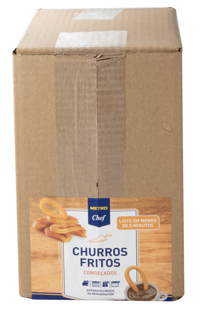 METRO Chef churro frito f 5 bandejas de 7 unidades 875 grs