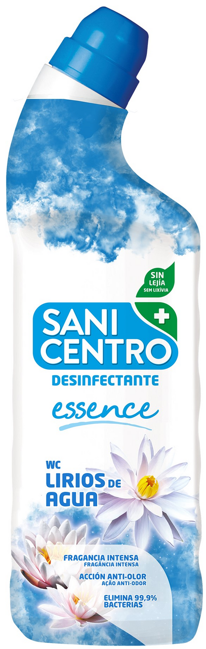 Sanicentro gel wc lejía perfume lirios de agua 1 L