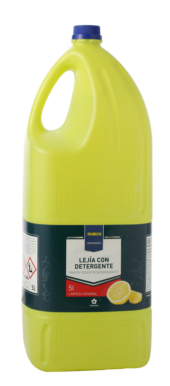 METRO PROFESSIONAL Lejía con detergente limón 5L