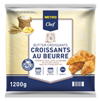 METRO Chef croissant mantequilla bolsa 60 g 20 unidades congelado (1200 g)