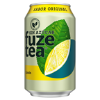 fuzetea limón sin azúcar lata 33 cl contiene 24 unidades