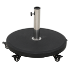 METRO PROFESSIONAL pie parasol con ruedas 30 kg