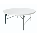METRO PROFESSIONAL mesa plegable redonda 180 cm