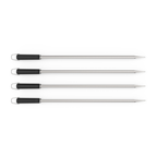 METRO PROFESSIONAL brochetas para barbacoa contine 4 unidades