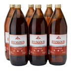 FELSGOLD cerveza lager botellas 1 L contiene 6 unidades