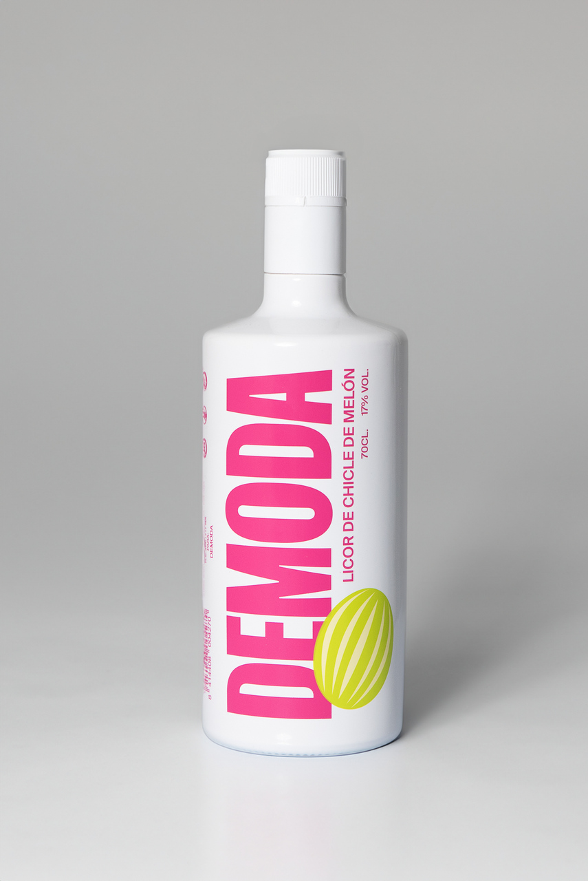 DEMODA licor de chicle de melón botella 70 cl