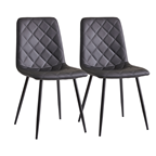 METRO PROFESSIONAL silla de comedor gris contiene 2 unidades