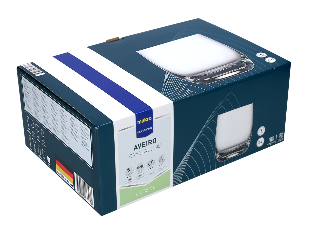 METRO PROFESSIONAL Vaso aveiro 35cl pack 6 unidades