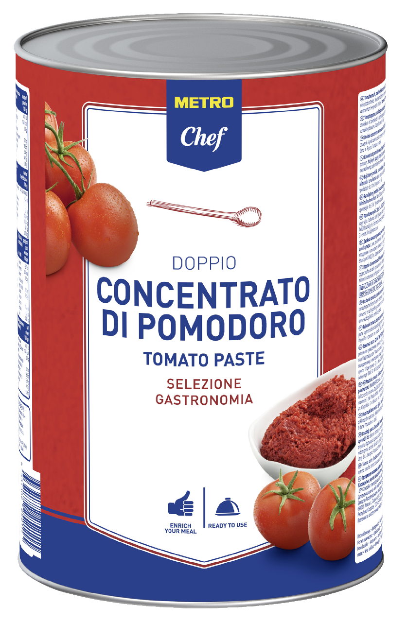 METRO Chef tomate doble concentrado lata 4500gn