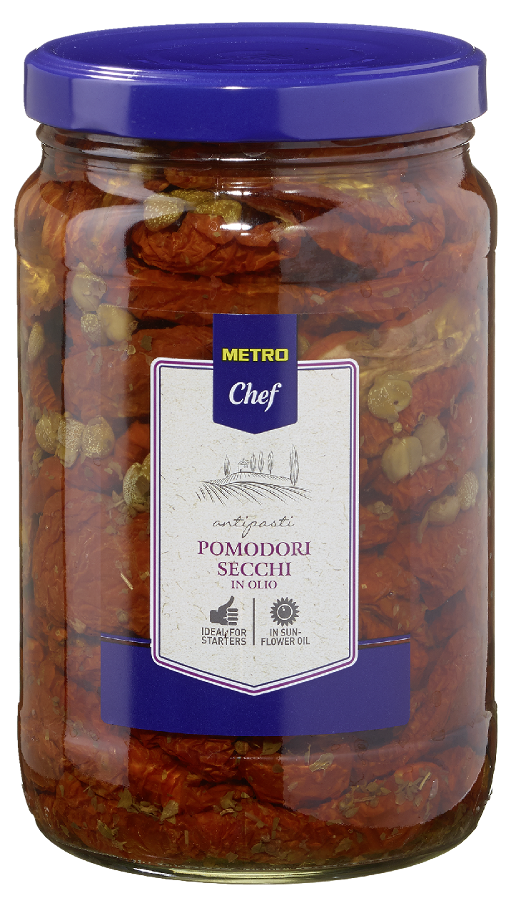 METRO Chef tomate desecado frasco 870 gne (1540 g)
