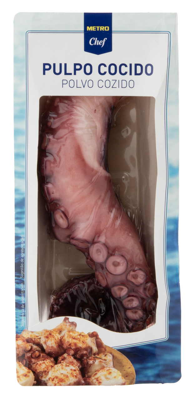 METRO Chef pulpo cocido 1 pata 220 g skin pack
