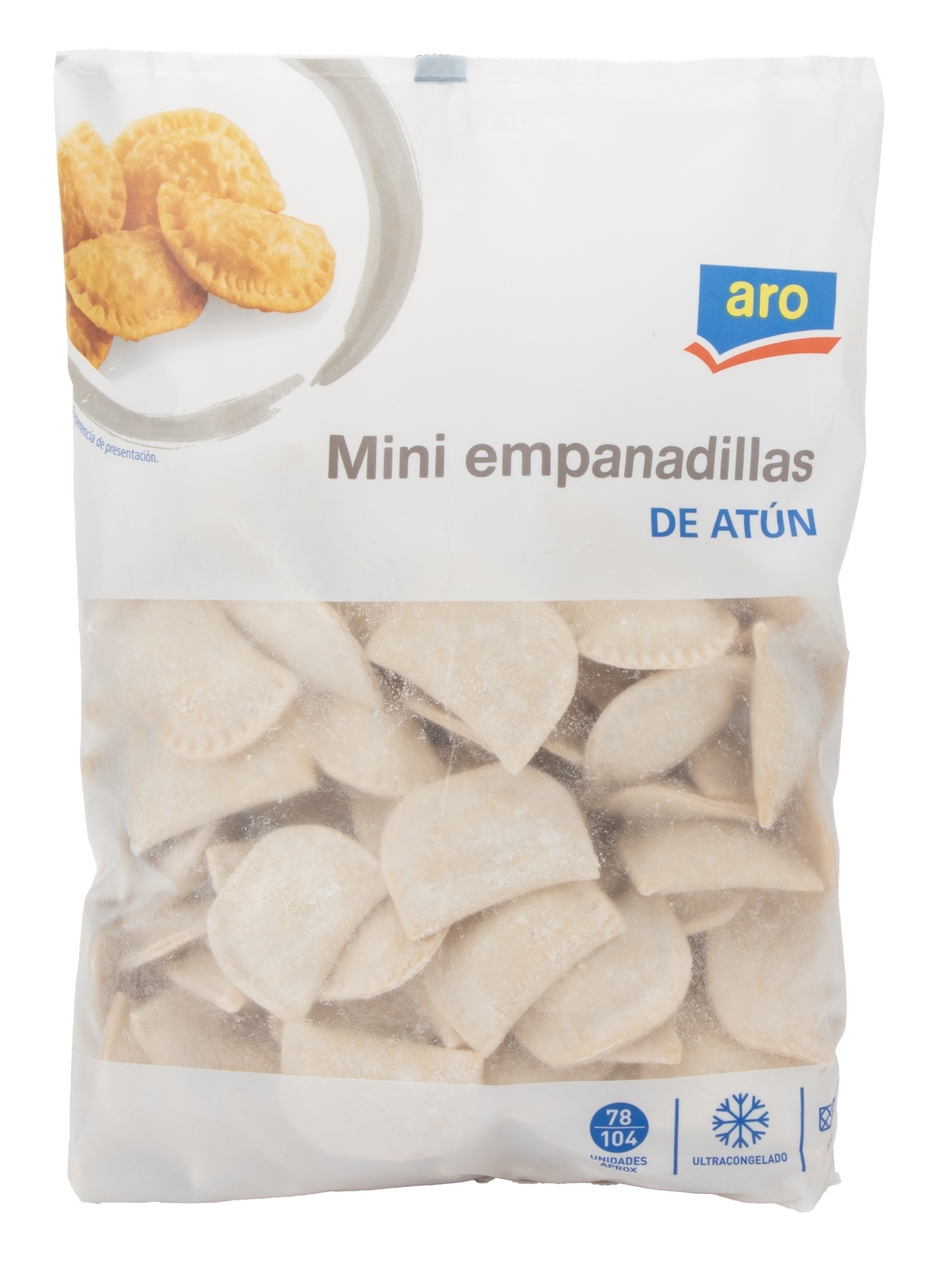aro empanadilla mini de atún bolsa de 1,3 kg (95-105 unidades)