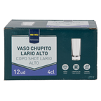 METRO PROFESSIONAL vaso de chupito alto de 4 cl contiene 12 unidades