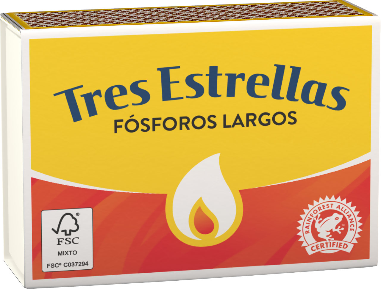 Tres Estrellas fósforo para cocina HH100 contiene 3 unidades