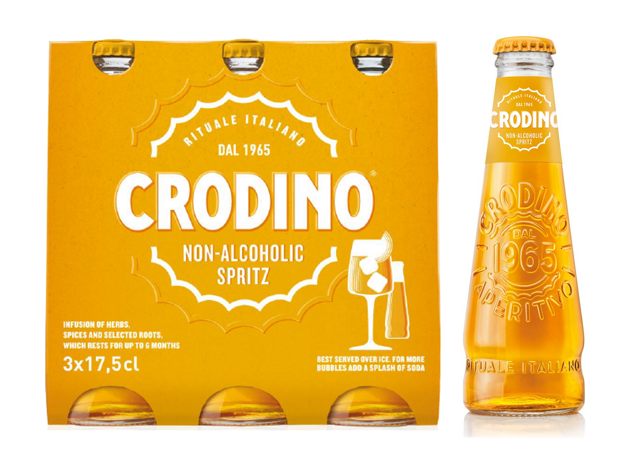CRODINO spritz sin alcohol 3x17,5 cl (total 525 ml)