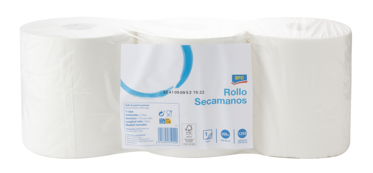 aro bobina 1 capa 300 metros 3 rollos